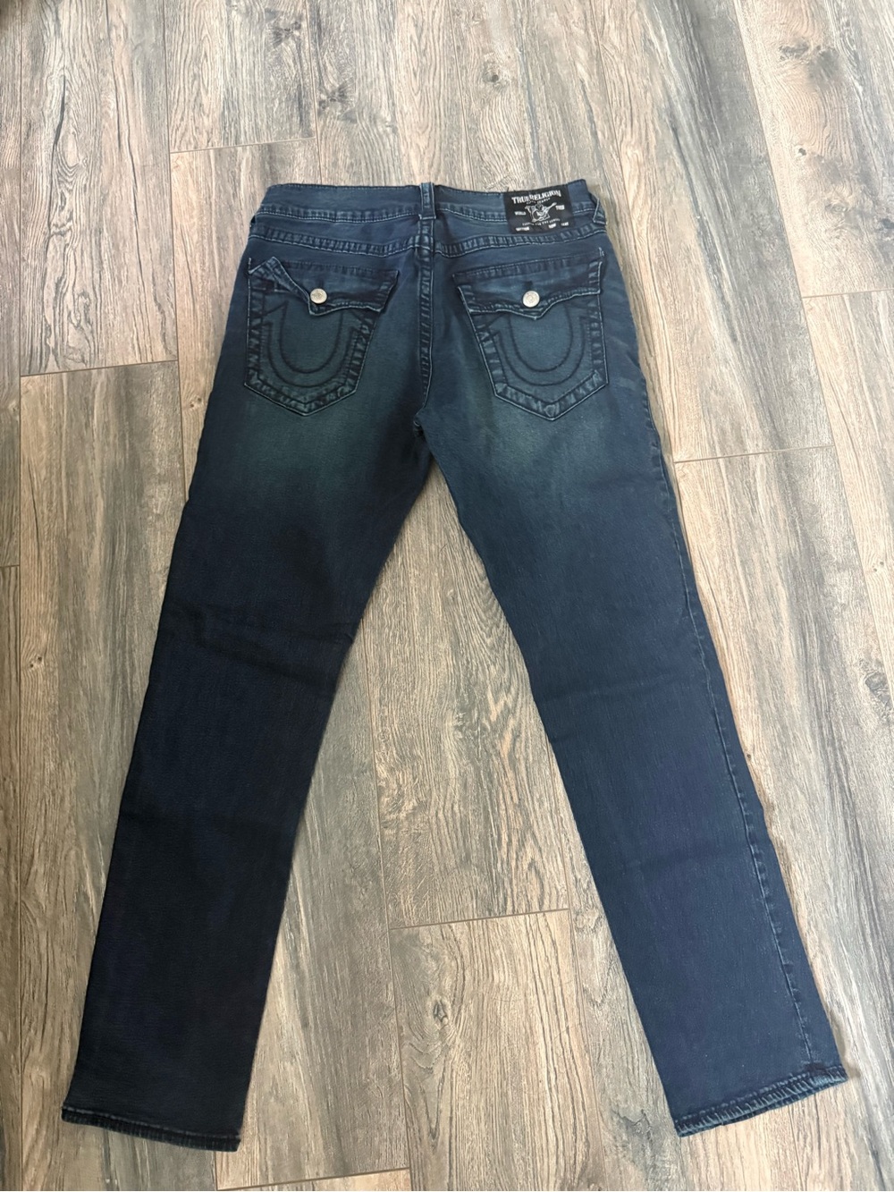True Religion Men’s Indigo Slim Straight Jeans